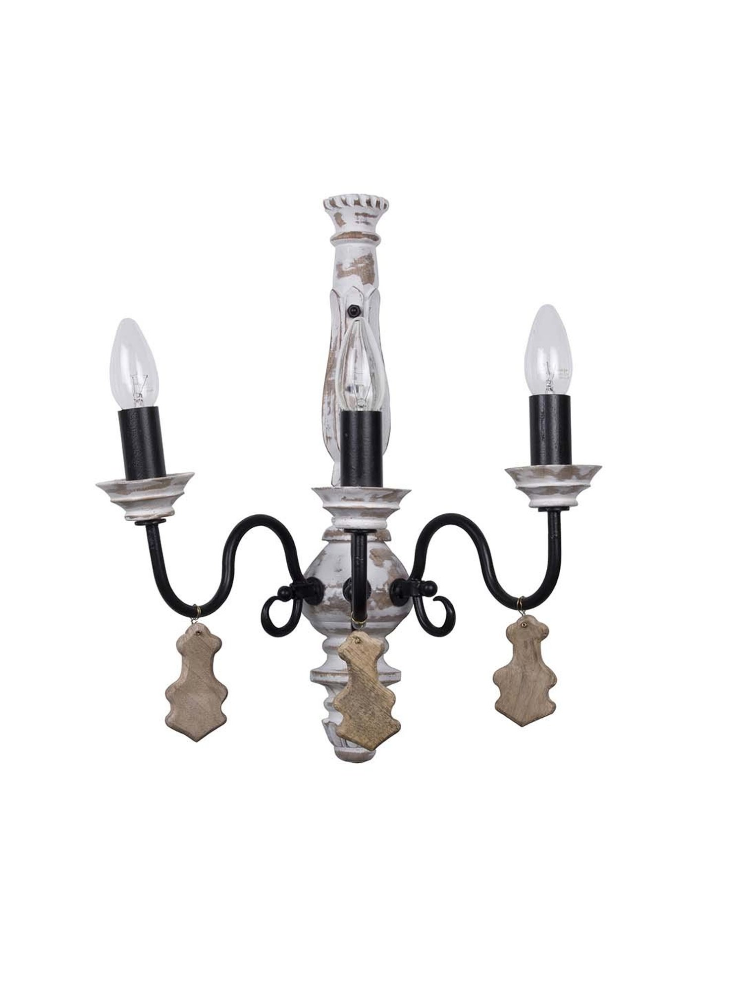 Fos Lighting Antique Brass Usha Double Wall Light (Bulb not included) - Set of 1