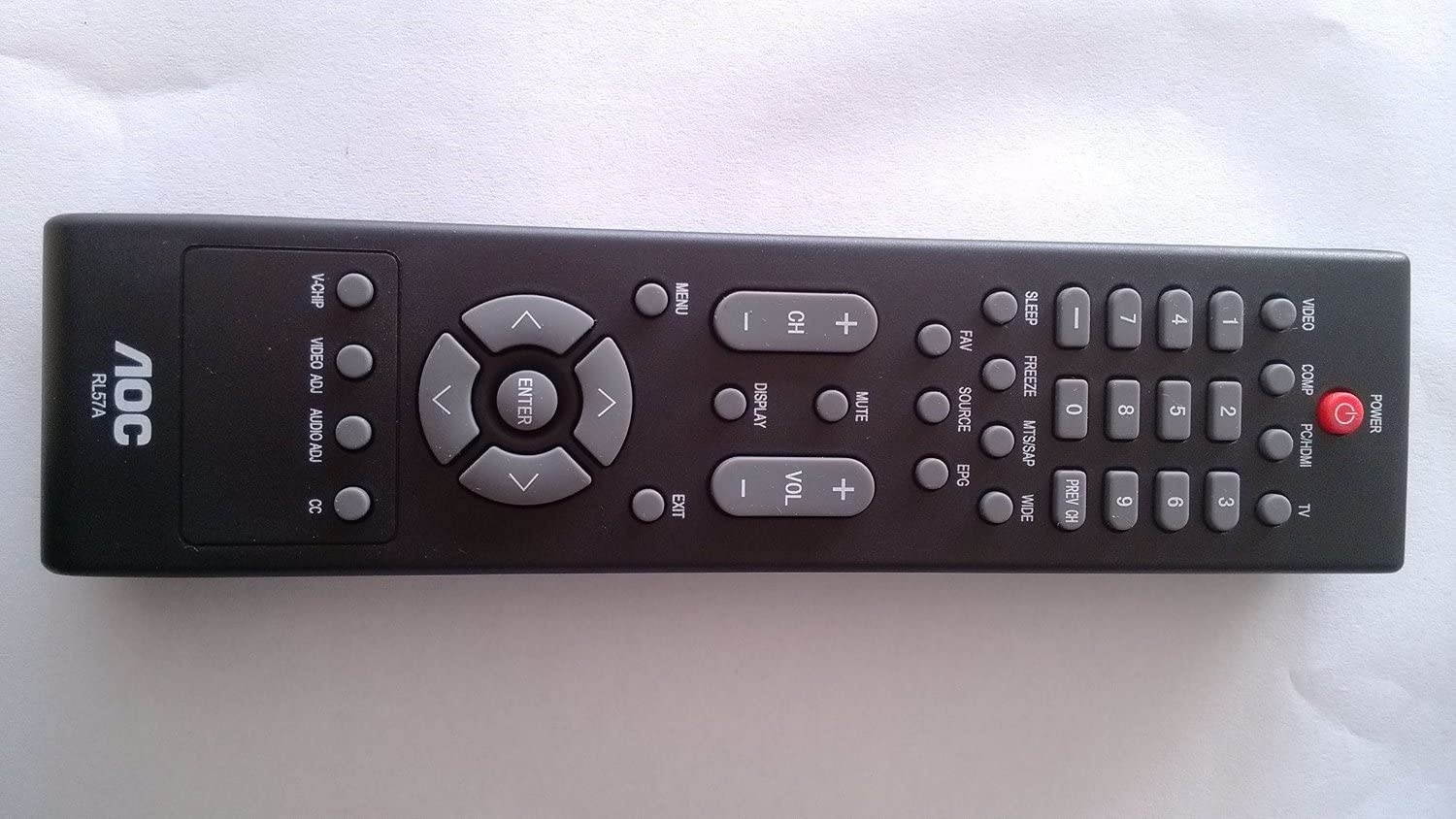 NEW AND ORIGINAL AOC RL57A Remote Control