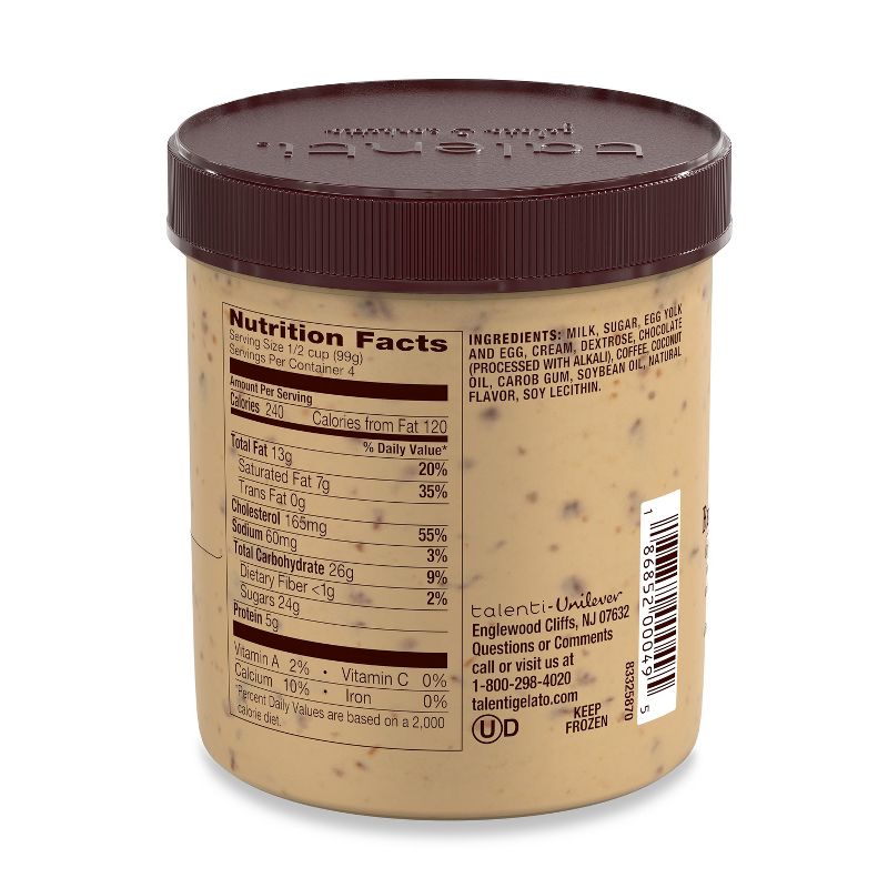 Talenti Coffee Chocolate Chip Gelato - 16oz