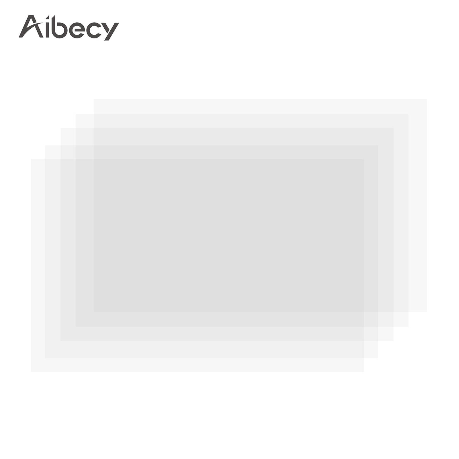 Aibecy 5pcs Professional Light-Curing FEP Release Film Sheet 200*140mm Thickness 0.15mm High Transmittance Heat Resistant Compatible with Photon SLA DLP Resin 3D Printer