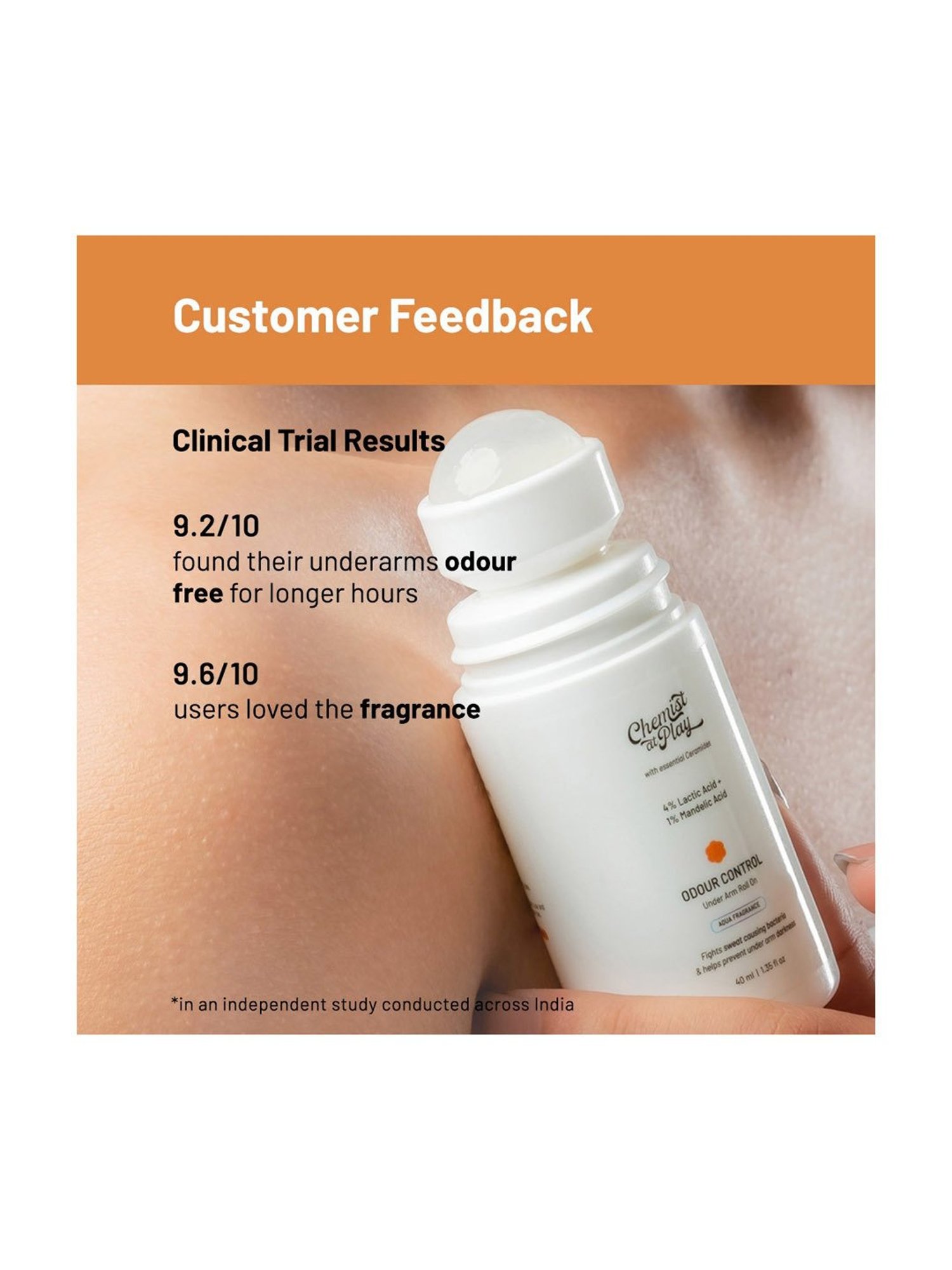 Sirona 2-in-1 Underarm Deodorant Roll On - 50 ml