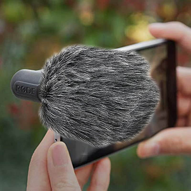 Microphone Deadcat Windscreen Outdoor Wind Shield Mic Windshield Muff Fur Custom Fit for Rode VideoMicro and VideoMic Me MeL