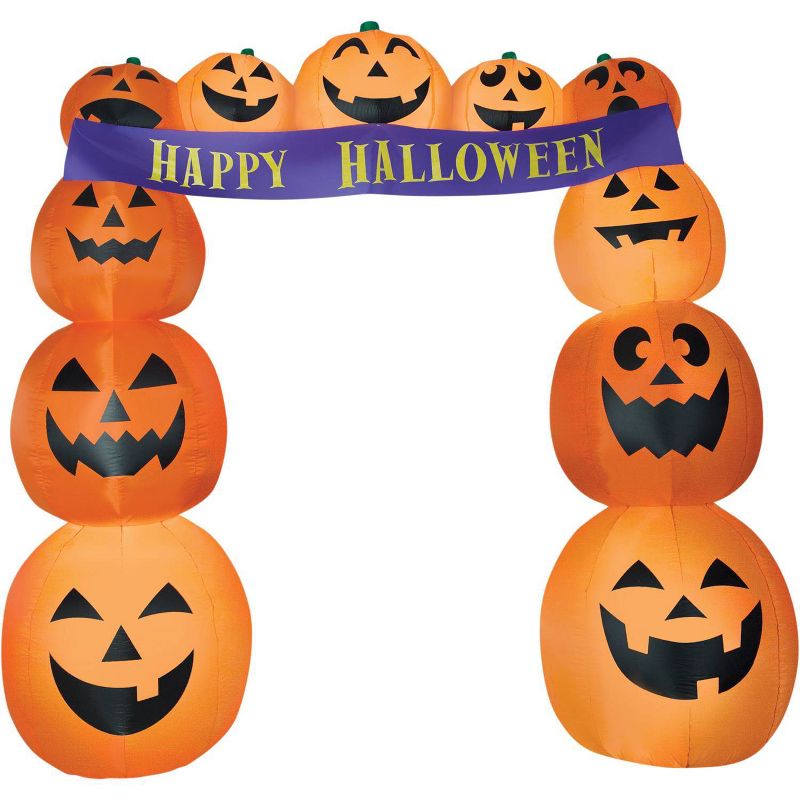 Airblown Archway Pumpkins Halloween Decoration