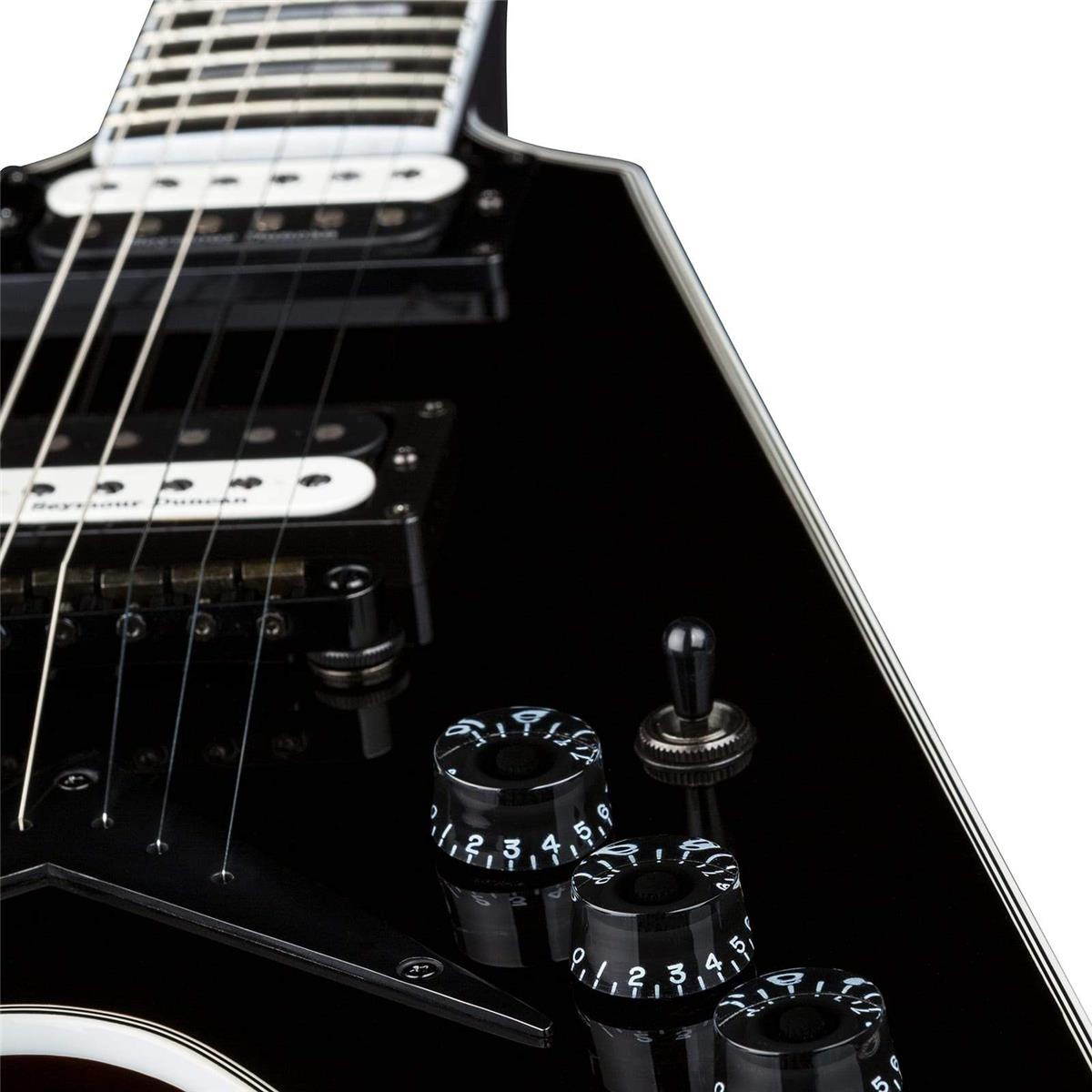 Dean Guitars V Select Electric Guitar, Ebony Fretboard, Classic Black #V SEL CBK