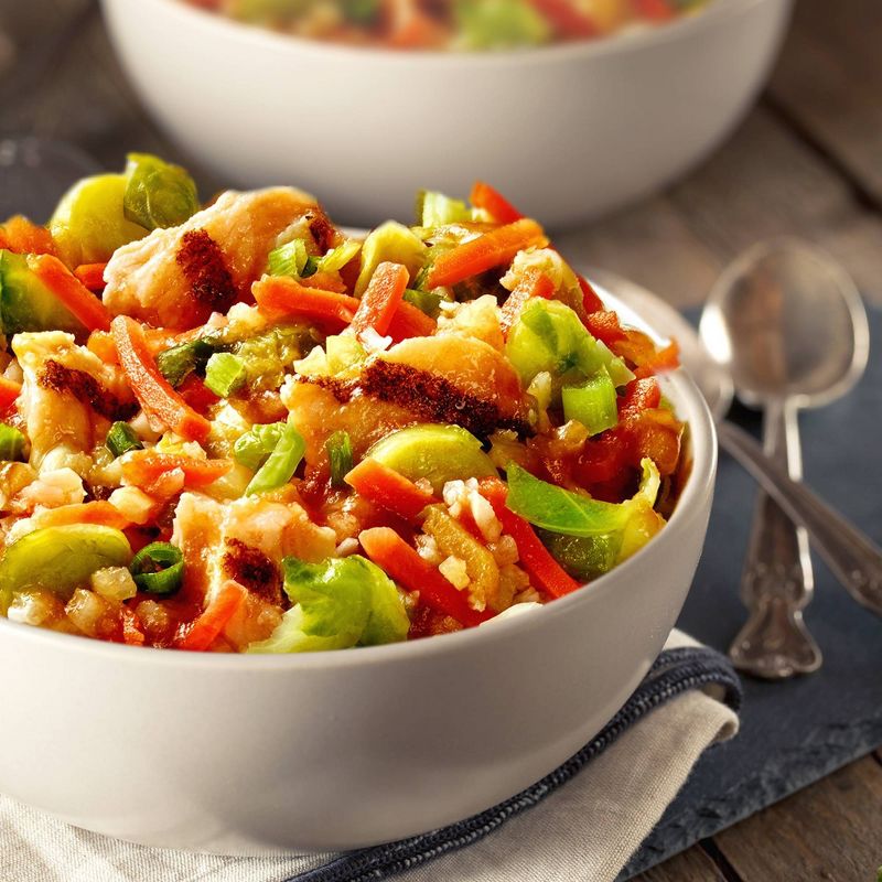 Evol Frozen Unwrapped Chicken Egg Roll Bowl - 10.5oz