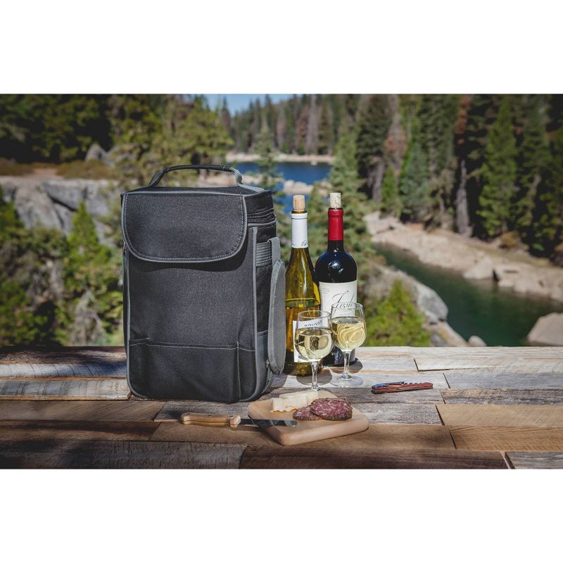 Picnic Time 10qt Duet Wine Cooler Black/Gray