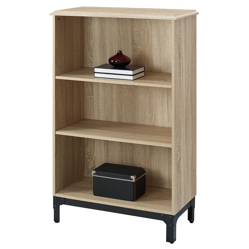 48" Toledo 3 Shelf Bookcase - White Oak - Whalen