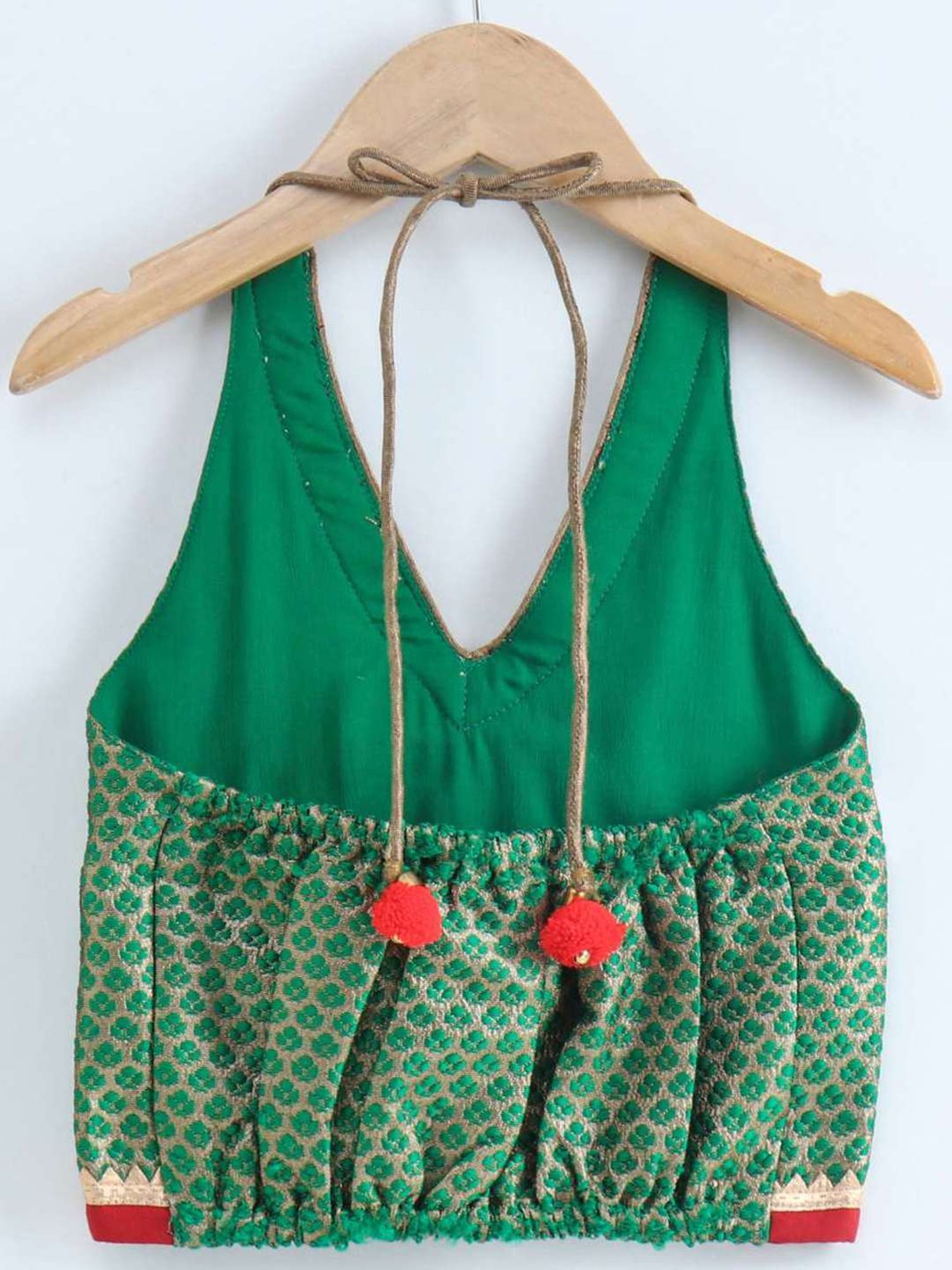 TWISHA Kids Green & Red Printed Top Set