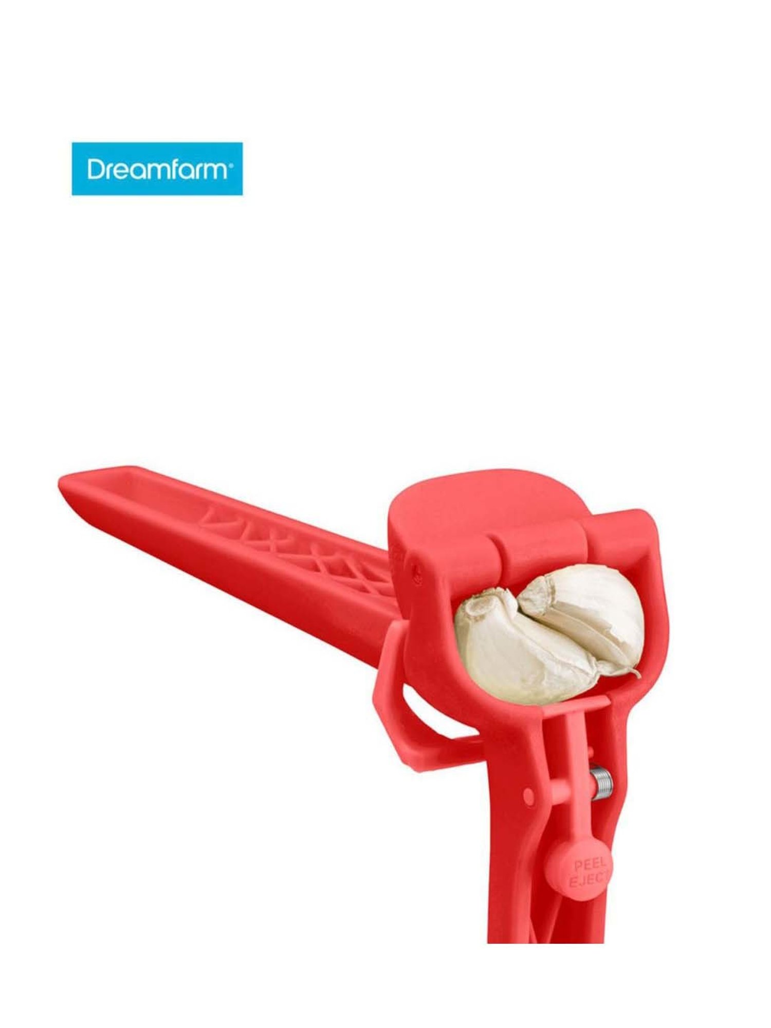 Dreamfarm Red Medium Garlic Press With Ejector