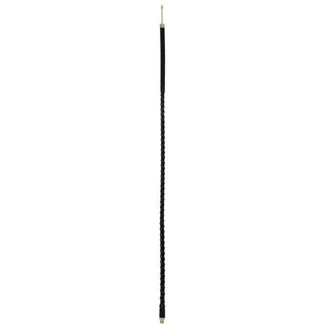 Accessories Unlimited AUT500-B 1,000W 5 ft. Heavy Duty 0.38 ft. x 24 in. Tune-Able Tip CB Antenna, Black