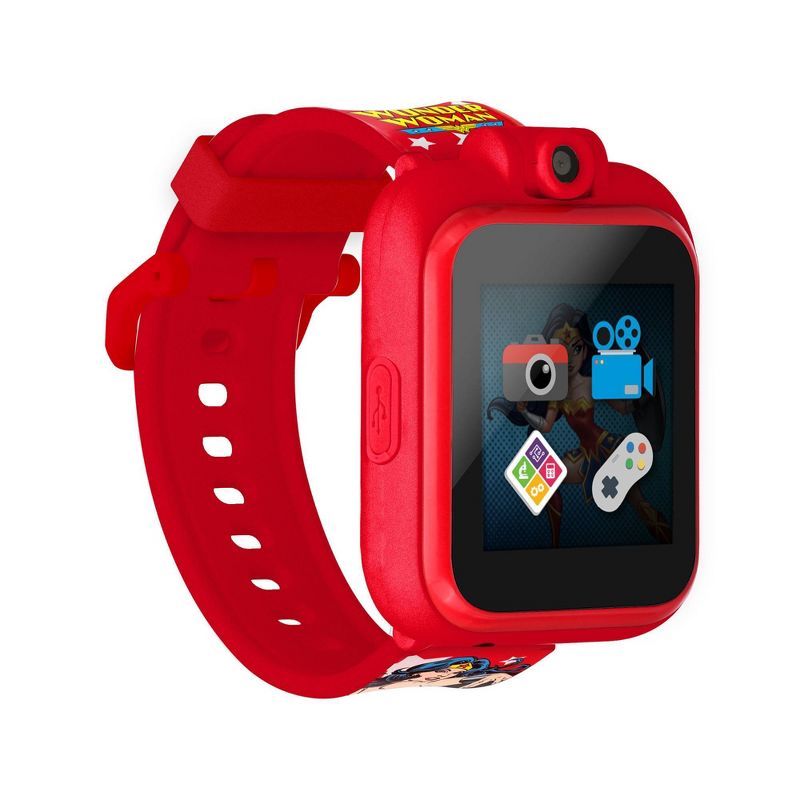 PlayZoom 2 DC Comics Kids' Smartwatch: Red Wonder Woman Star