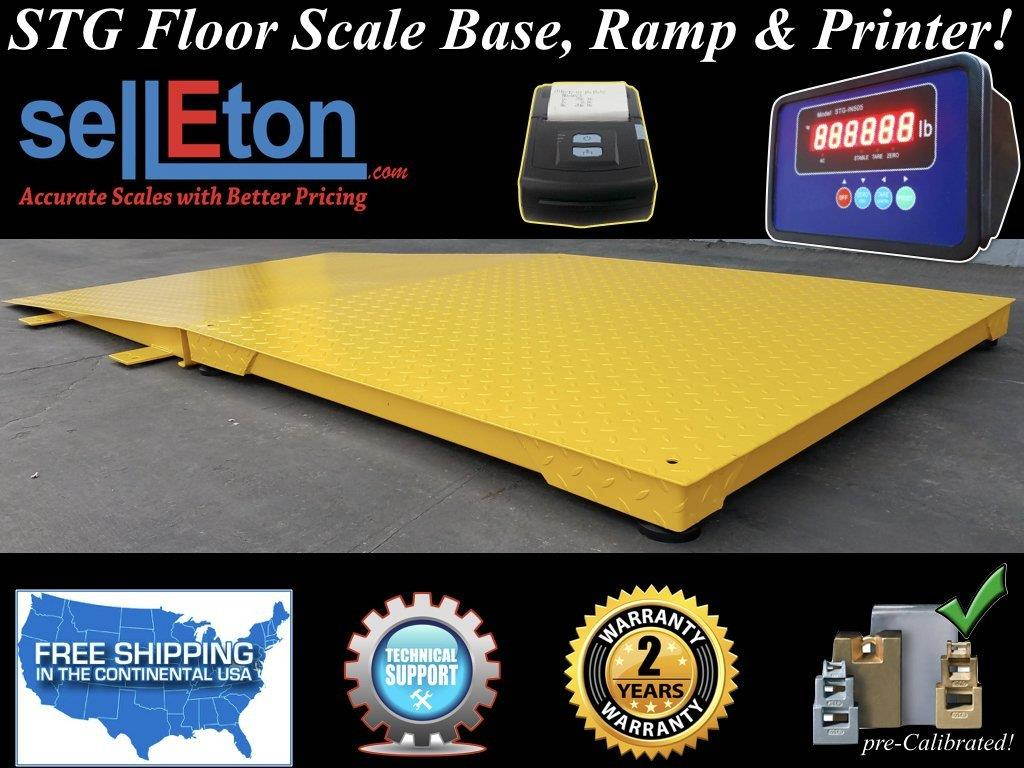 STG Industrial warehouse 40" x 40" Floor scale pallet box crate  5000 lbs x 1 lb