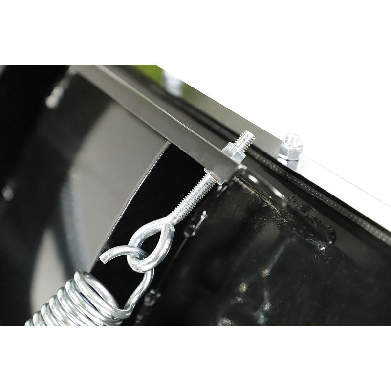 MotoAlliance Denali UTV 72 Inch Universal Steel Snow Plow Shovel Mount Attachment Kit with Adjustable Angle and Height Adjustable Skid Feet