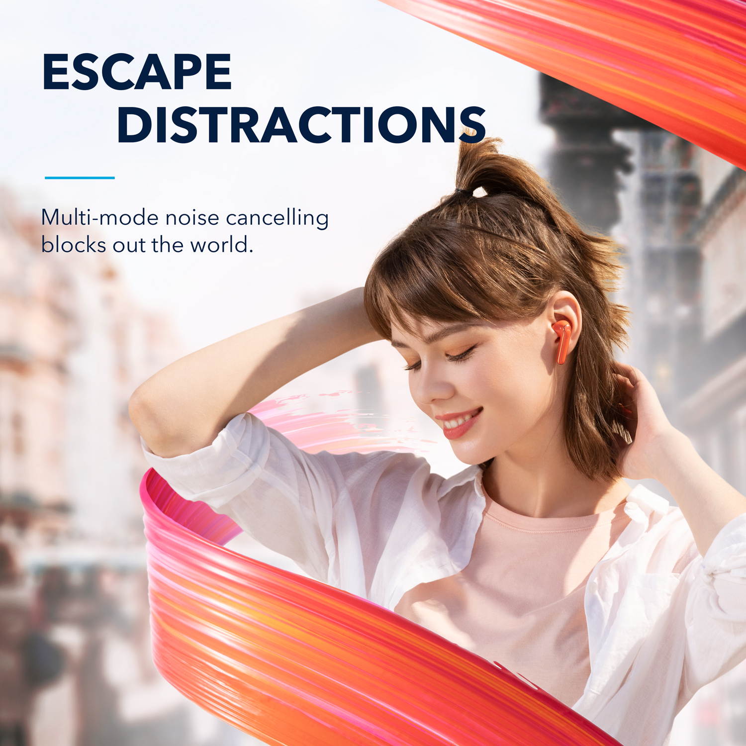 Soundcore by Anker Life P3 Noise Cancelling Earbuds, Thumping Bass, 6 Mics for Clear Calls, Multi Mode Noise Cancelling, 35H Playtime, Wireless Charging, Soundcore App, Customized Sound, Gaming Mode