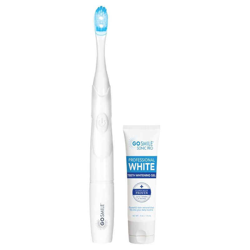 GO SMILE Sonic Blue Lite Whitening Kit Includes Teeth Whitening Gel with Hyperox Technology