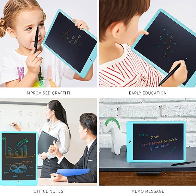 LCD Writing Tablet 10 Inch Drawing Tablet for Kids Colorful Screen Doodle Board and Kids Drawing Pad for Ages 2+