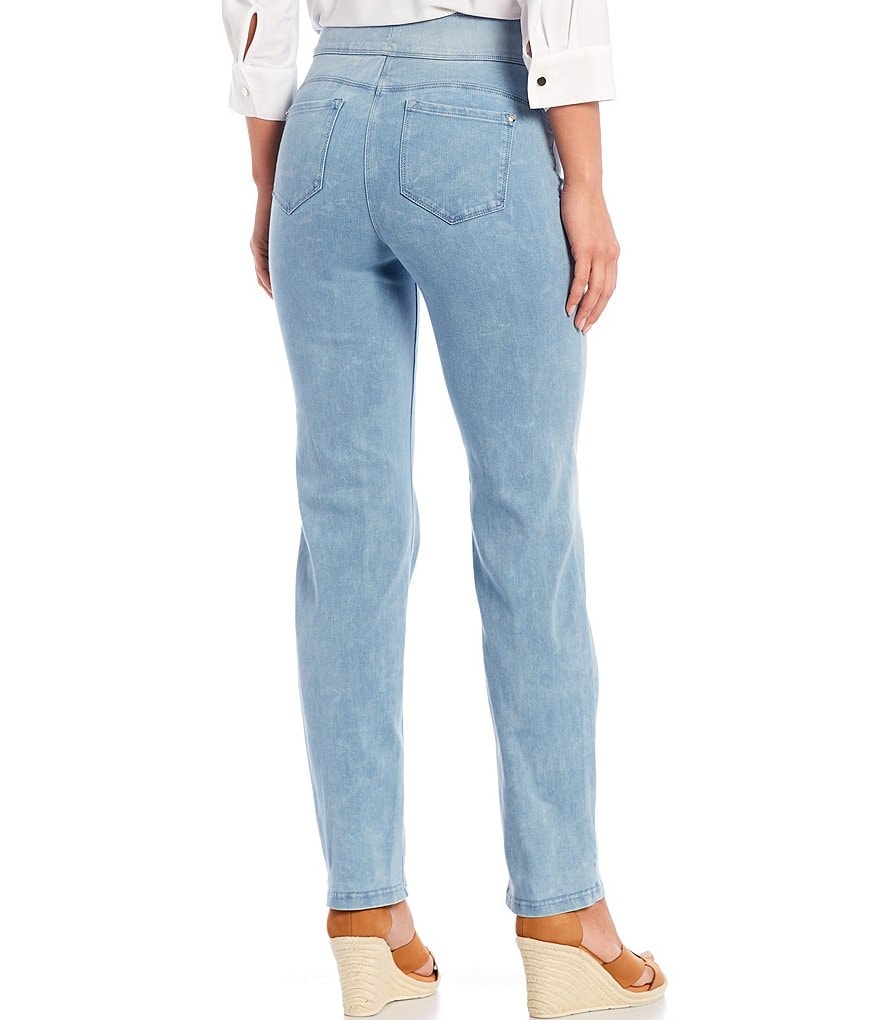 Slim Factor by Investments Classic Waist Denim Slim Straight Leg Jeans