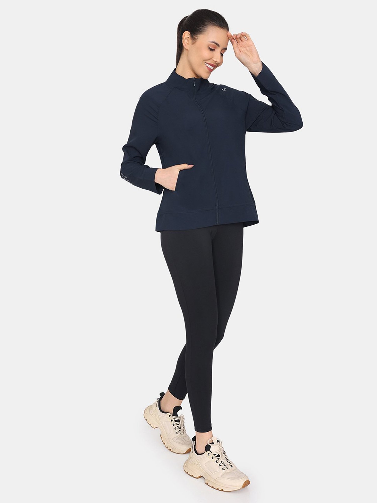 Zelocity by Zivame Blue Sports Jacket