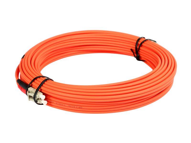 Fiber Optic Cable LC-LC 9/125 Duplex Single-Mode Fiber Cable Yellow 5 meters