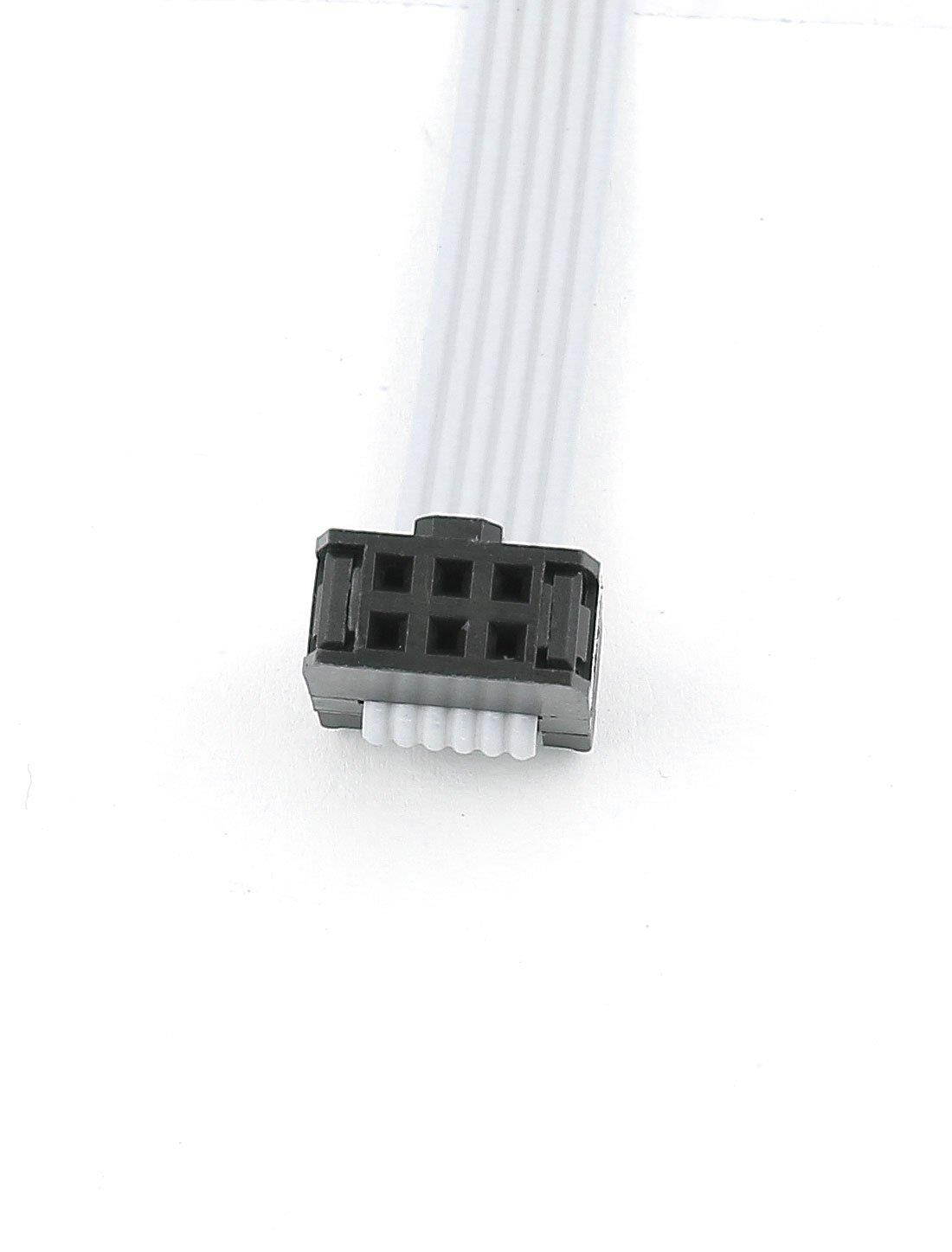 Uxcell a15020900ux0252 40cm Long IDC 6Pin Hard Drive Extension Wire Flat Ribbon Cable (Pack of 5)