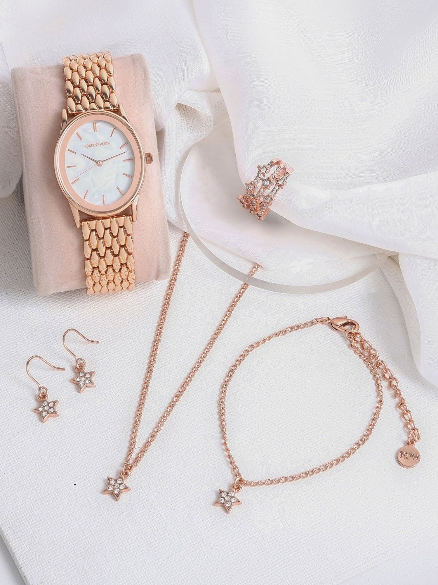 Joker & WItch JWBS294 Analog Watch with Bracelet Gift Set for Women