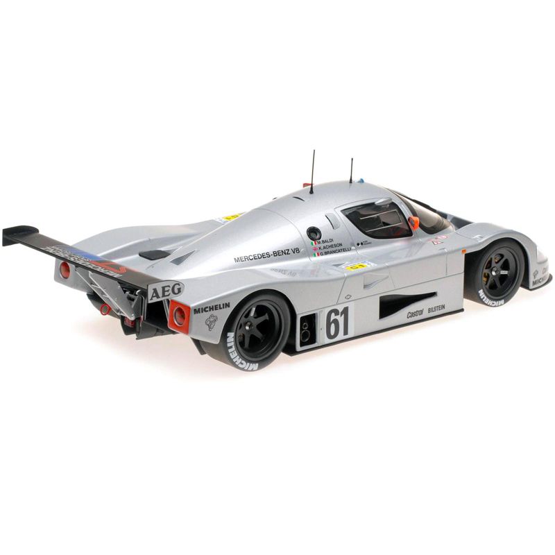 Sauber Mercedes C9 #61 2nd Place 24 Hours of Le Mans (1989) Limited Edition to 402 pieces Worldwide 1/18 Diecast Model Car by Minichamps