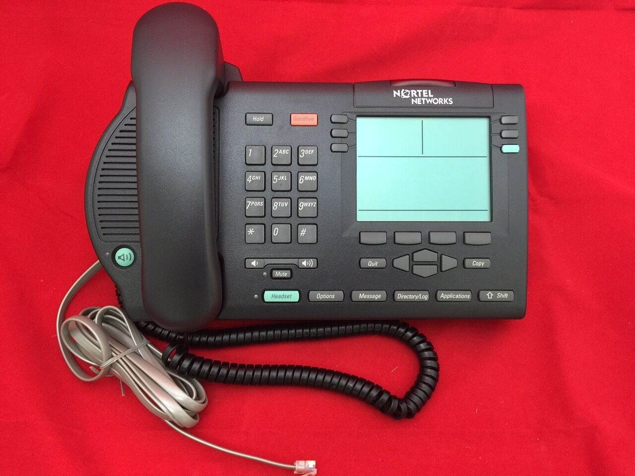 Lot of 5 Avaya Nortel M3904 Charcoal Phone - Grade A