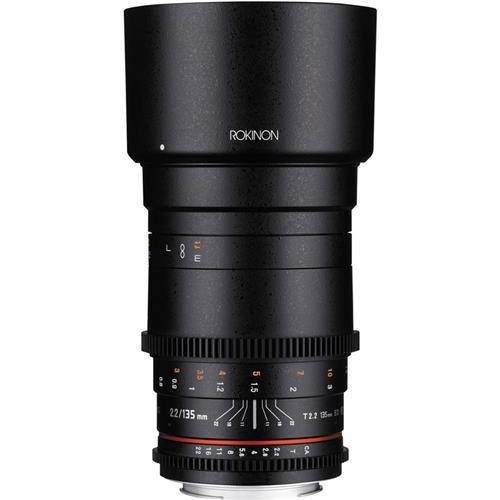 Rokinon 135mm T2.2 Cine DS Ultra Multi Coated Lens for Sony E-Mount #DS135M-NEX