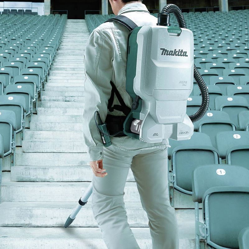 Makita XCV17Z 18V X2 LXT Lithium-Ion (36V) Brushless 1.6 Gallon HEPA Filter Backpack Cordless Dry Vacuum (Tool Only)