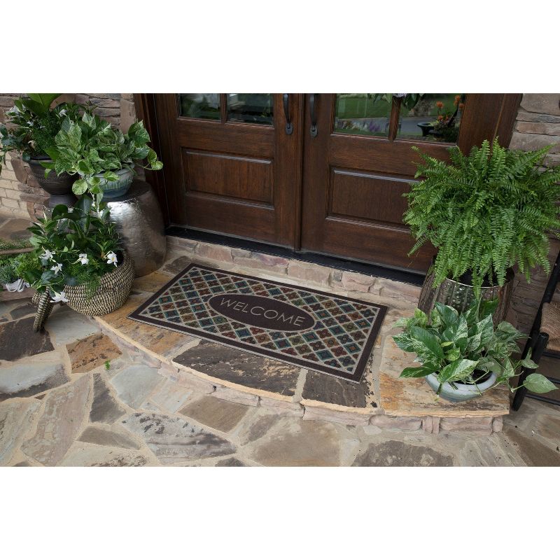 2'x4' Ornamental Entry Mat Flowery Tiles - Mohawk