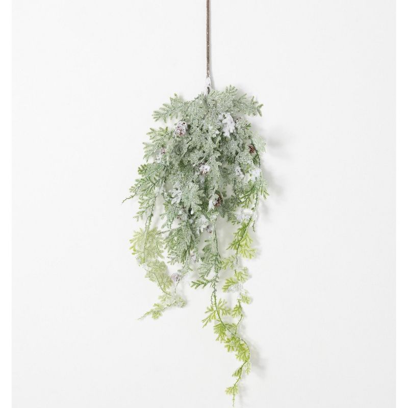 32" x 24" Artificial Palm Plant in Basket Stand - LCG Florals