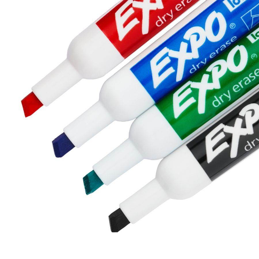 SANFORD 80174 EXPO 2 CHISEL TIP 4 COLOR SET CARDED