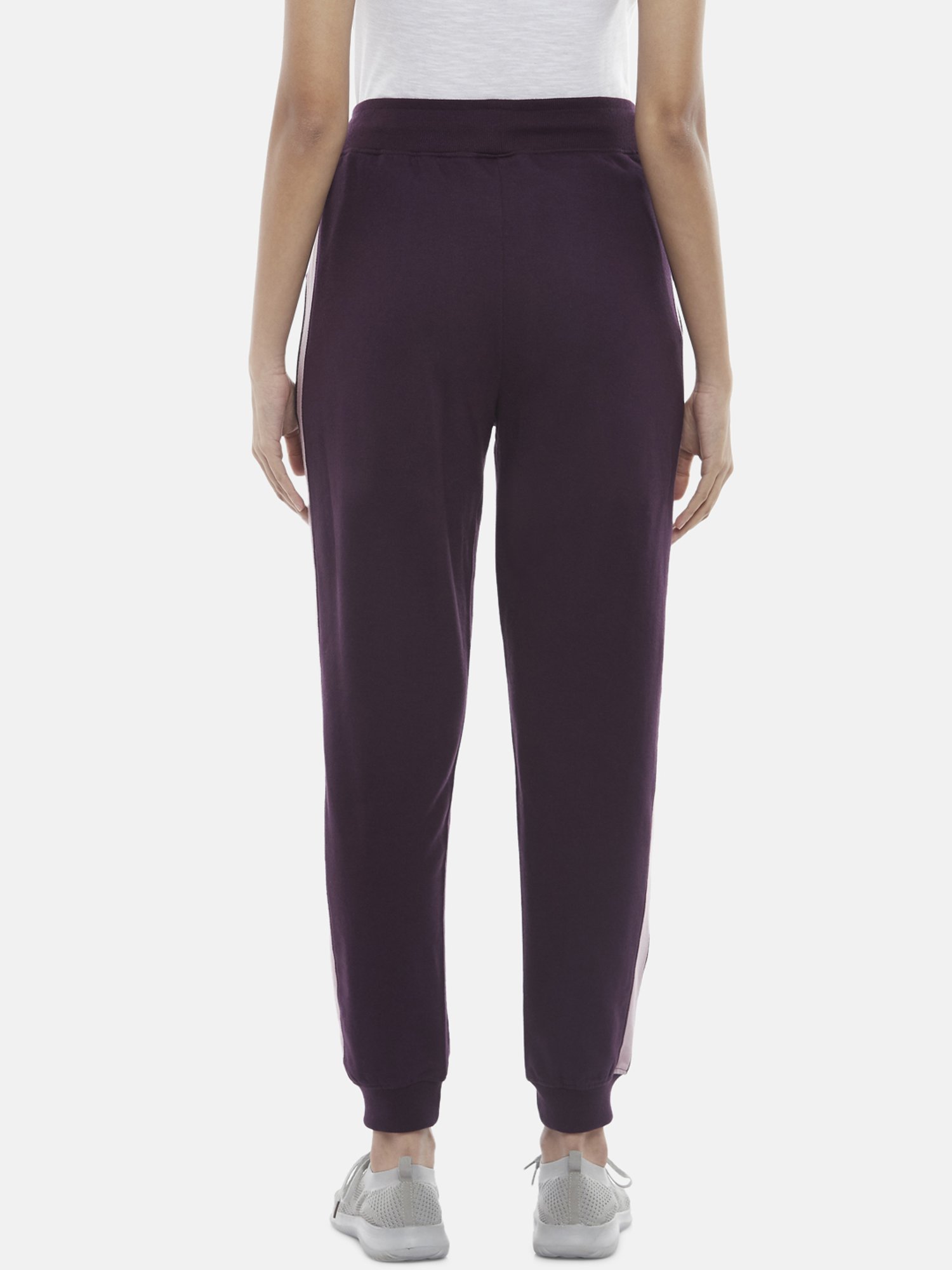 People by Pantaloons Purple Cotton Joggers