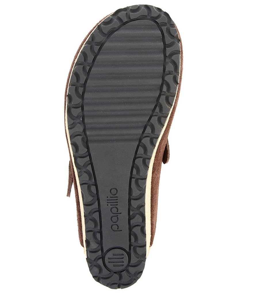 Birkenstock Women's Fanny Suede Cork Wedge Clogs