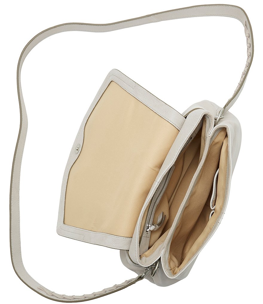 ZAC Zac Posen Belay Iridescent Saddle Crossbody Bag