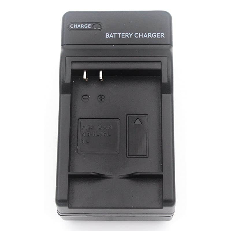 Battery Charger for Canon PowerShot SX530 HS SX610 HS SX710 HS SD1200 is SD1300 is S120 IXY 10S IXY 30S Digital Camera and More with Foldable Plug