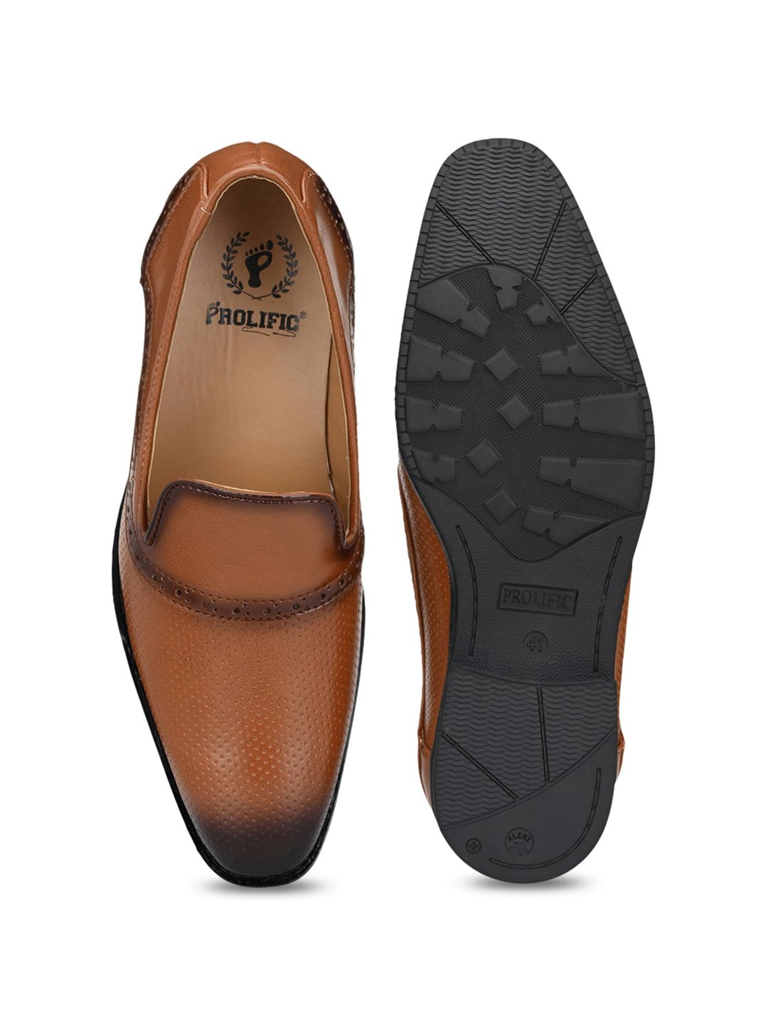Prolific Tan Formal Loafers