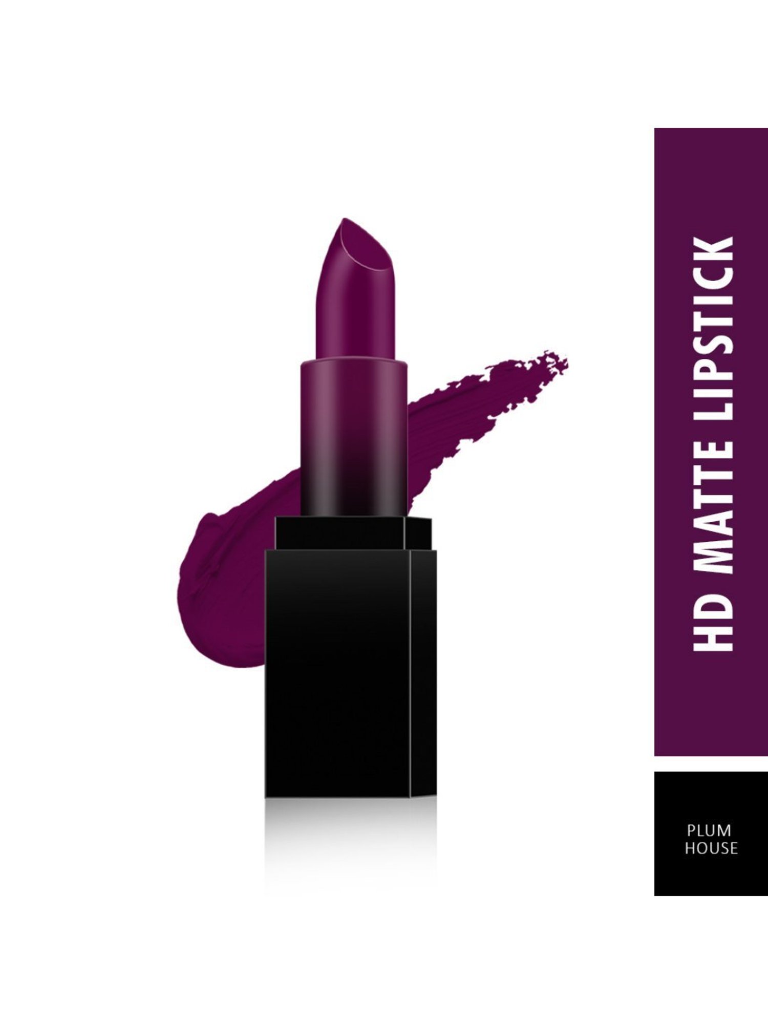 SWISS BEAUTY HD Matte Lipstick Plum House - 3.5 gm