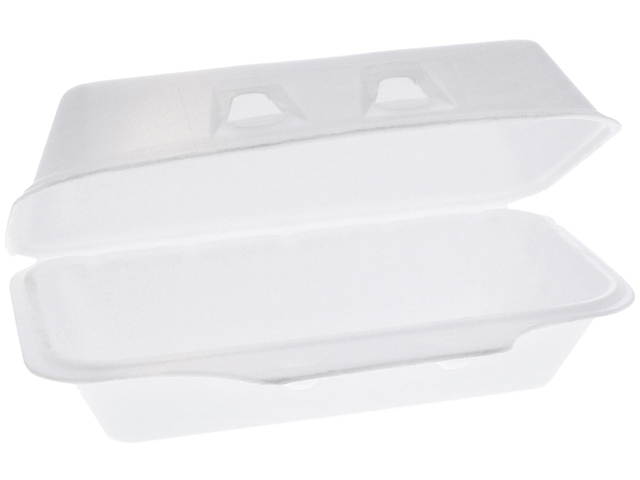 Pactiv Container,Rectangular,Wh YHLW01840000