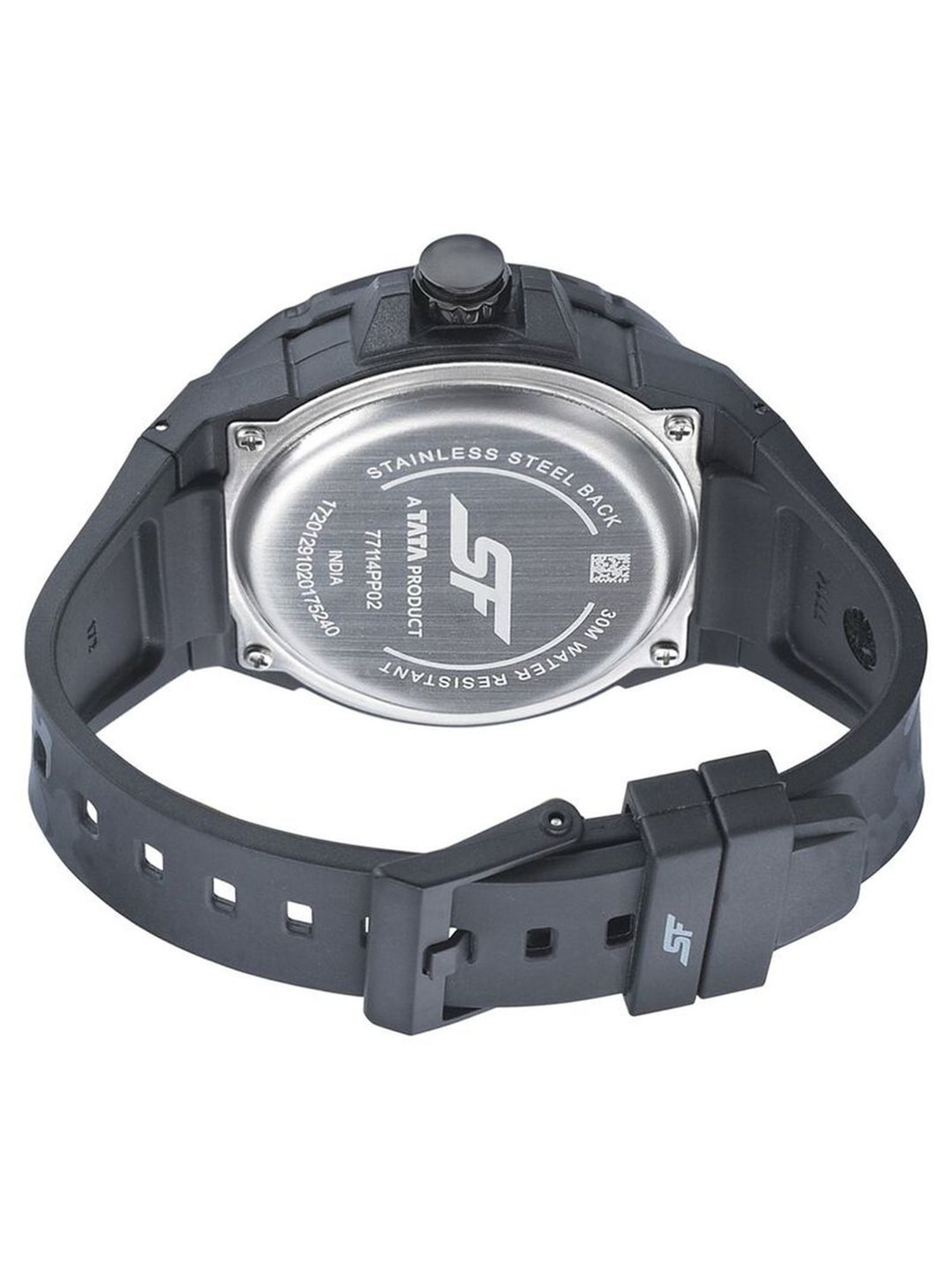 Sonata NP77114PP02W Super Fiber Economy Analog Watch for Men