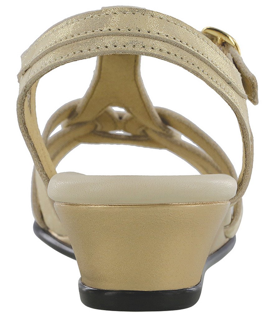 SAS Aurora Leather Wedge Sandals