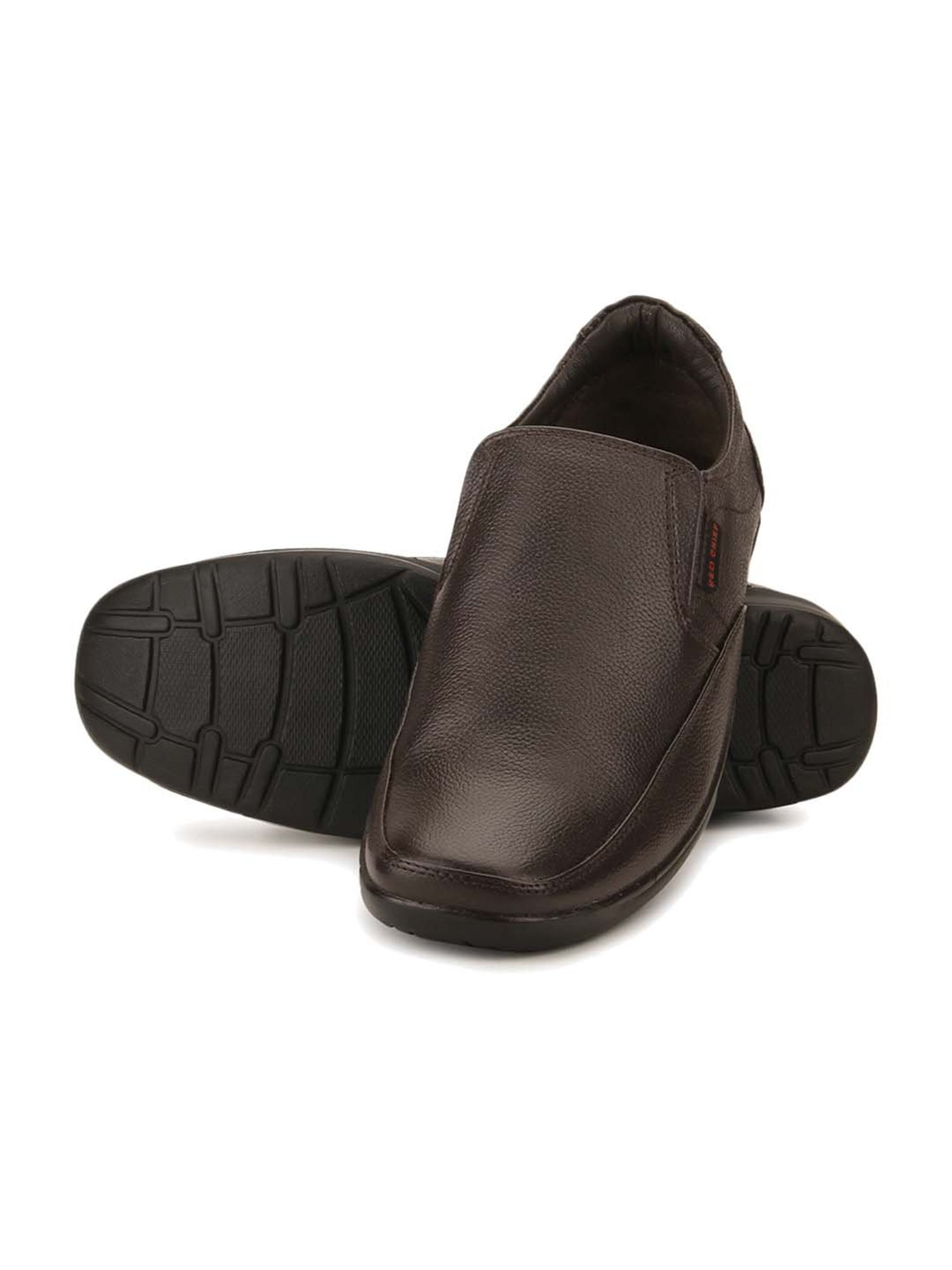 Red Chief Men's Brown Formal Slip-Ons