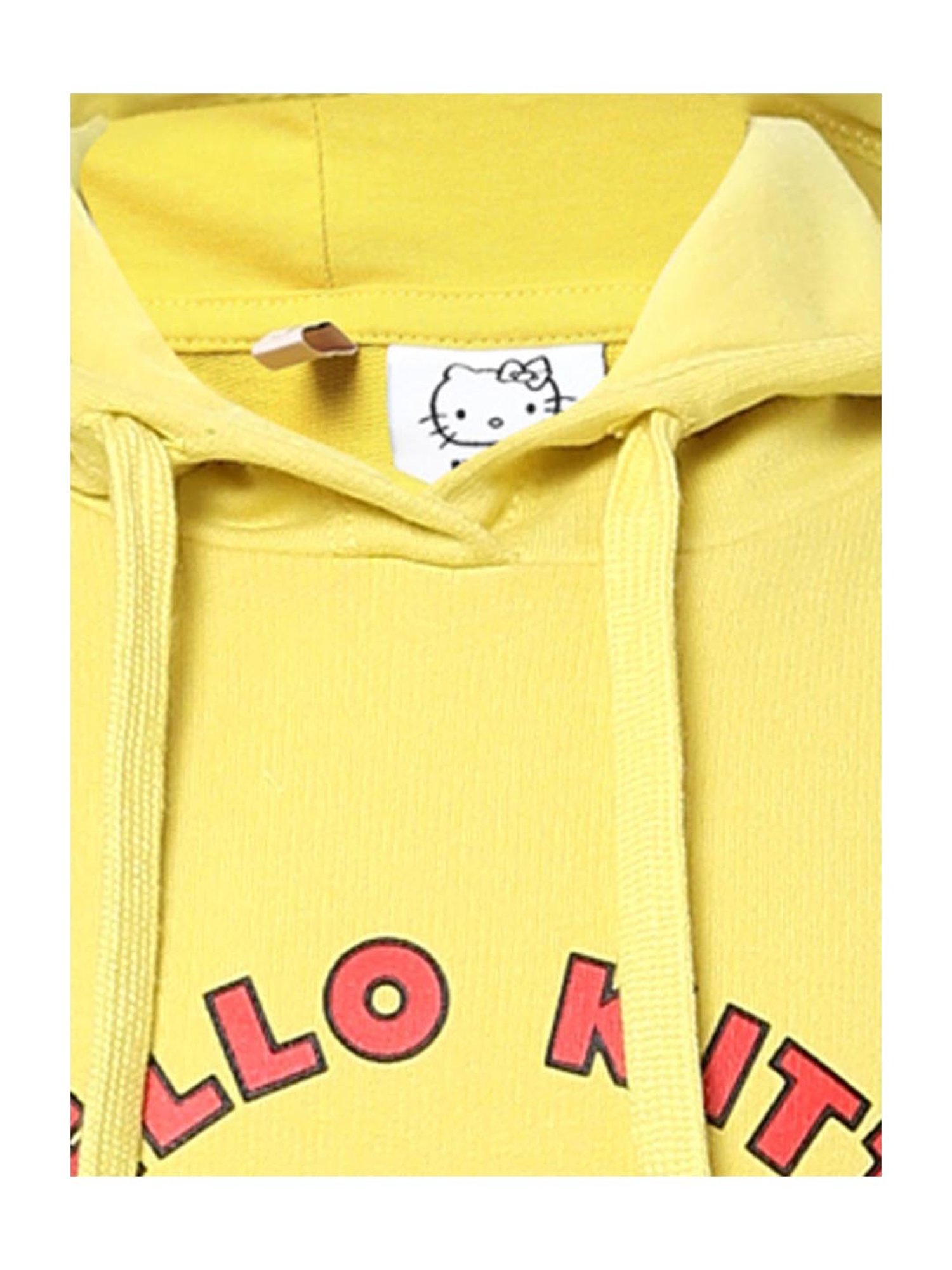 KIDS ONLY Yellow Printed Hoodie