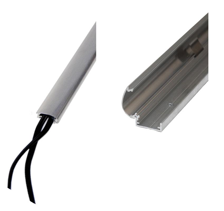 HANGMAN 36" High Quality Aluminum Mini Cord Management Strip with Connector (CMM-36)