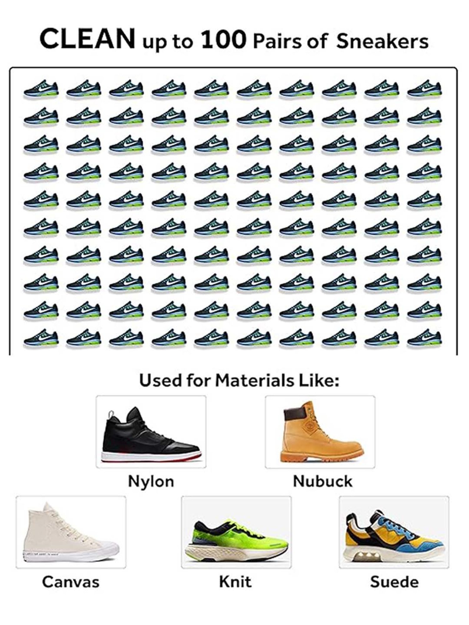 Sneaker King Sneaker Cleaner Kit 125 ml & Refill 250 ml Combo