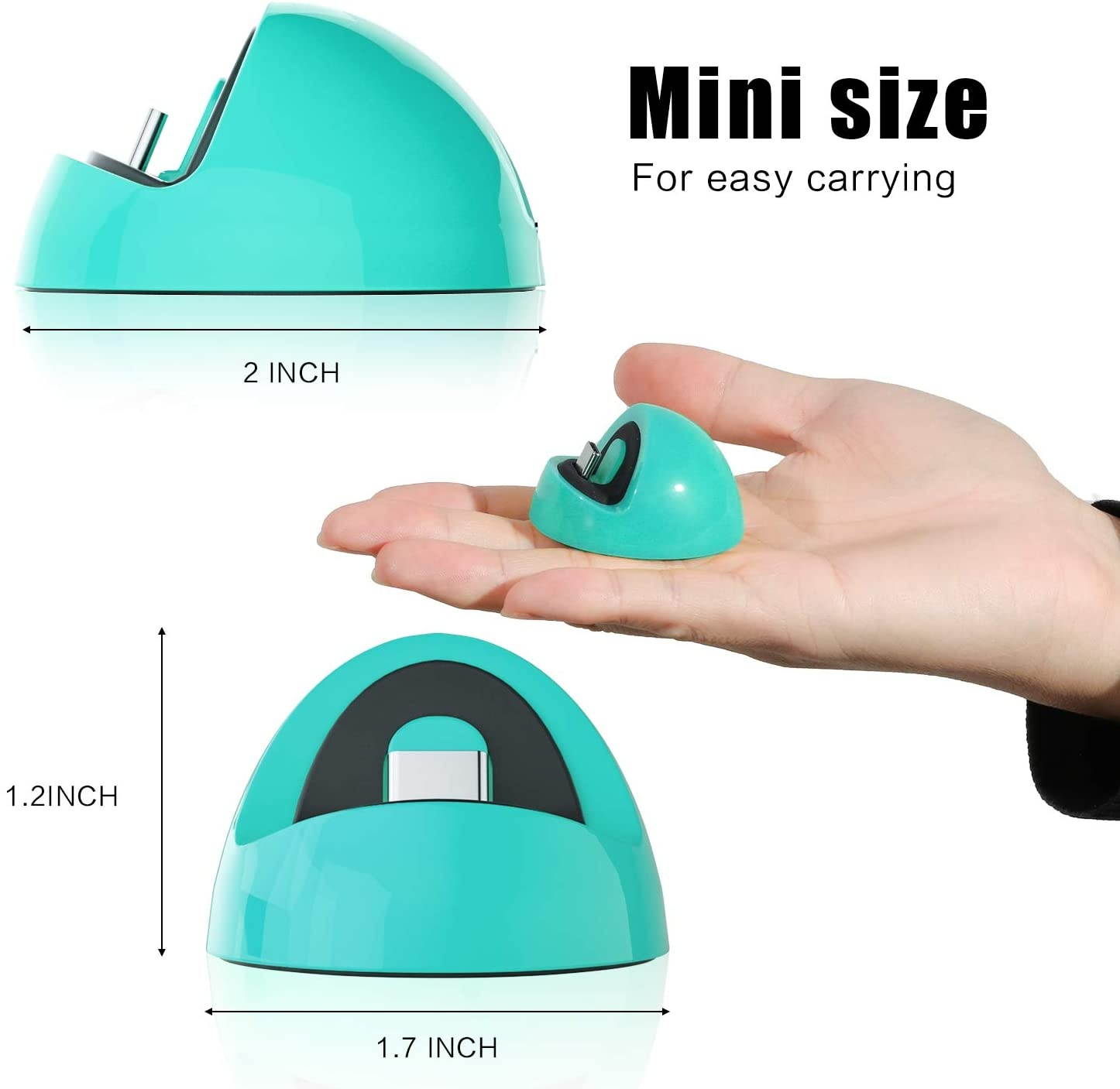 Charger Compatible with Nintendo Switch Lite, Charging Dock Compatible with Nintendo Switch Lite - Turquoise