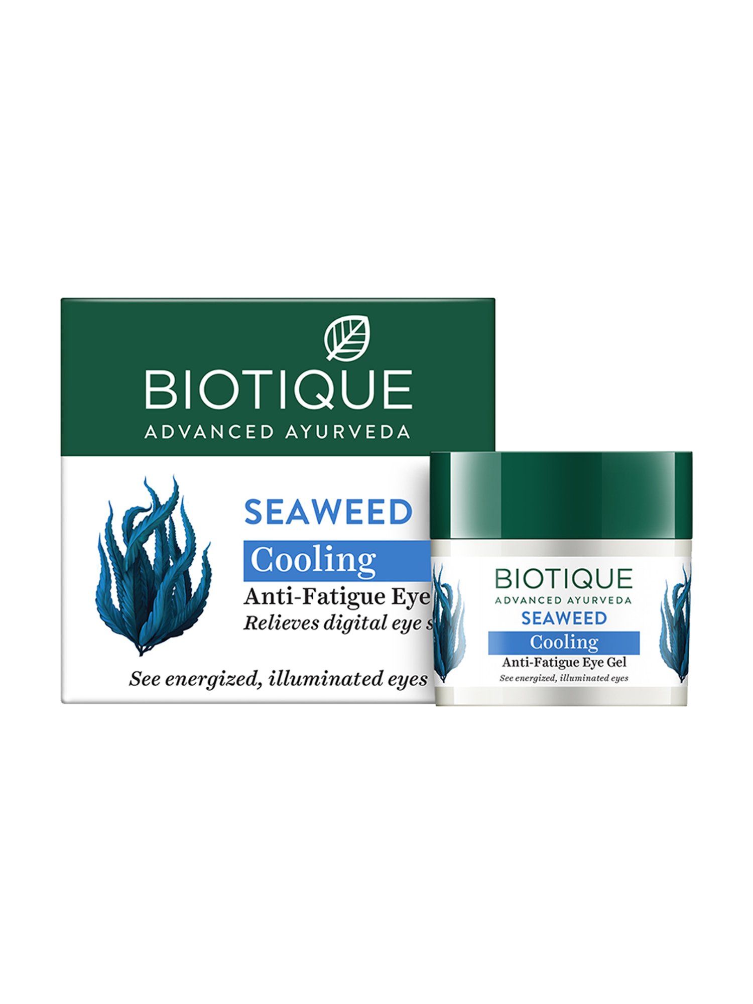 BIOTIQUE Seaweed Cooling Anti-Fatique Eye Gel - 15 gm