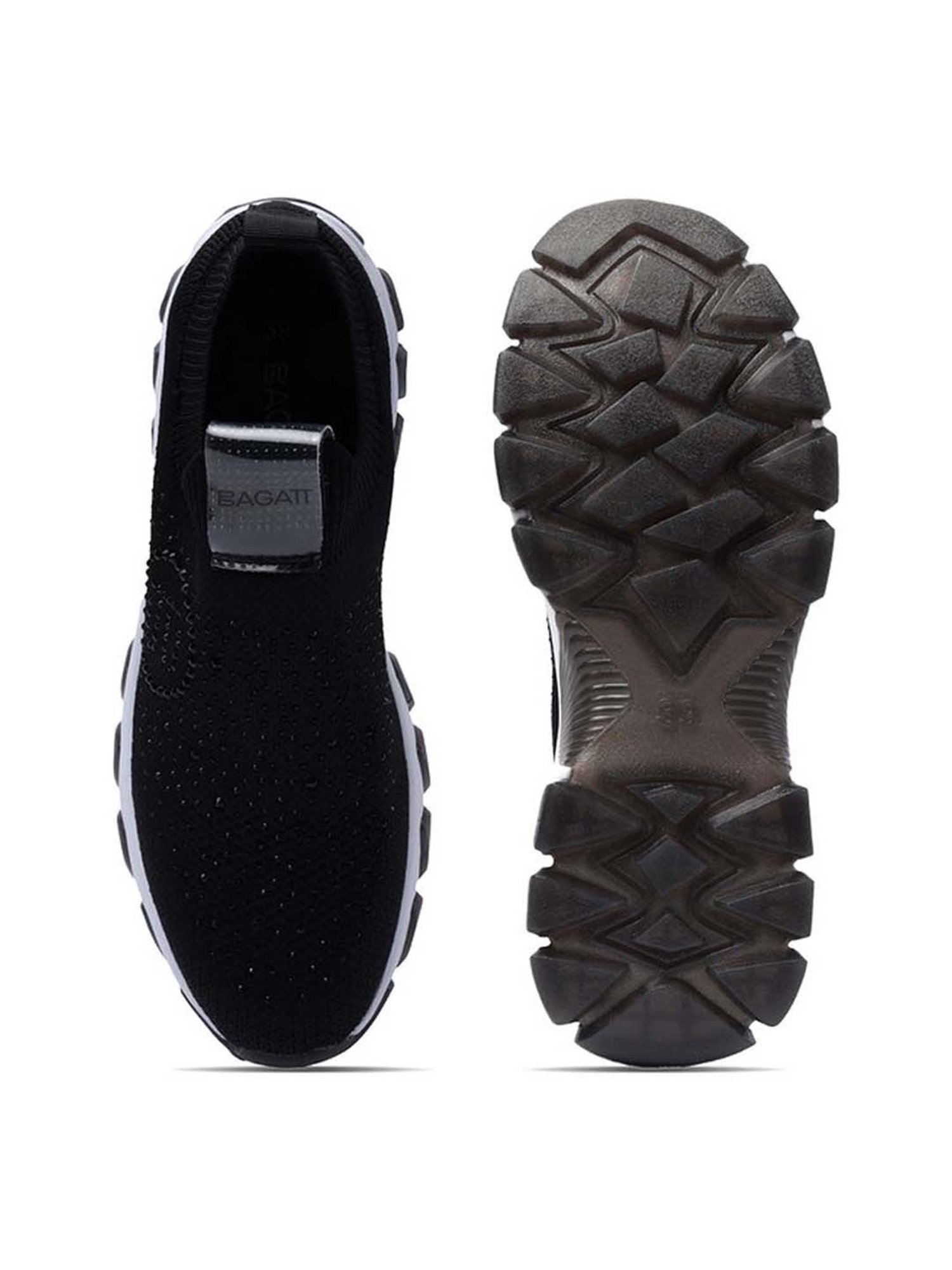 BAGATT Women's Yoko Black Casual Sneakers