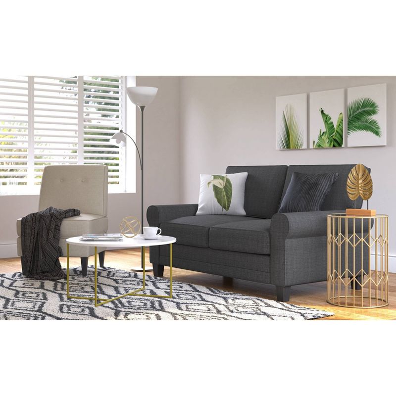 Stevenson Round Coffee Table, White - Adore Decor