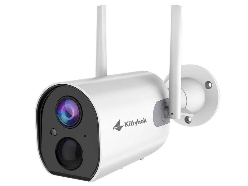 Outdoor Security Camera Wire-Free Outdoor Battery Powered Surveillance Cameras, 1080P WiFi IP Surveillance Camera with PIR Detection, 2-Way Audio, FHD Night Vision, IP65 Weatherproof, Cloud Storage